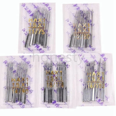 20 Stück Einfädeln Singer Nähmaschinennadeln 75/11 80/12 90/14 100/16 110/18 - Bild 1 von 4