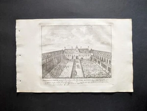 ‘t Oude Mannen-Huys, Peter Schenck Gebouwen van Amsterdam, Stampa 1710 - Picture 1 of 8
