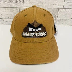 Custom Q3 Cap Angry Turds Tan Color - Picture 1 of 10