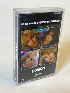 Poison Look What The Cat Dragged In Cassette Tape 1986 Columbia House - Picture 1 of 3