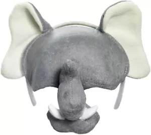 Std Adult Plush Elephant Costume Half-Mask - Picture 1 of 1