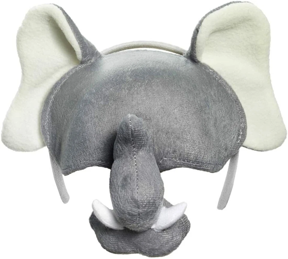 Std Adult Plush Elephant Costume Half-Mask - Image 1 of 1