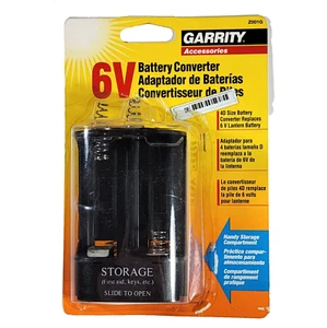 Garrity 6V Battery Converter 4D Size Batteries #Z001G New Old Stock - Picture 1 of 6