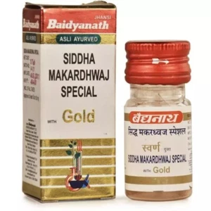 Baidyanath Siddha Makardhwaj Special with Gold (10tab) Herbal Ayurvedic - Picture 1 of 1