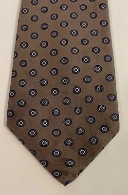 Corbata para hombre Haband gris azul rosa seda geométrica Foto 1 de 4