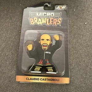AEW Exclusive Claudio Castagnoli Micro Brawlers All Elite Crate - NEW - Picture 1 of 6