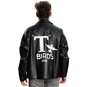 50er Jahre Fett Film Replik T-Vögel Halloween Kostüm Cosplay Jacke - Bild 1 von 9
