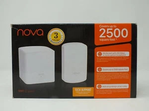 Tenda Nova MW5 2PK Mesh WiFi System Gigabit Wiress WiFi Router Up to 2500 sq.ft. - Picture 1 of 8