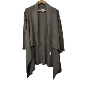 St. Tropez Damen 2-fädig Kaschmir Wasserfall Strickjacke Pullover Gr. XS Lagenlook - Bild 1 von 5