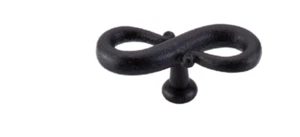 Lot of (4) S-Shaped Drawer Knobs--TOP KNOBS M632--Patine Black - Picture 1 of 4