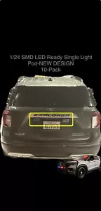 CIALDE LUCE SINGOLA 1/24 1/18 LED SMD PRONTE POLIZIA MODELLINO AUTO PERSONALIZZATE CONFEZIONE DA 10 - Foto 1 di 5
