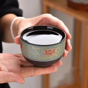 Yixing Purple Clay Master Cup piccola tazza da tè gongfu tè singolo cinese - Foto 1 di 9