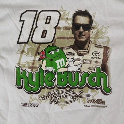 Chase Authentics Kyle Busch Leading The Way M&Ms 2011 Y2K Talla Mediana  Foto 1 de 4