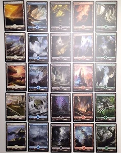 Battle For Zendikar (BFZ) 25 Card NM FULL ART Basic Land Set MagicGathering(MtG) - Picture 1 of 11