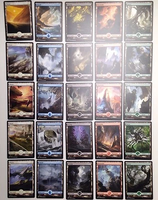 Battle For Zendikar (BFZ) 25 Card NM FULL ART Basic Land Set MagicGathering(MtG) - Image 1 of 4