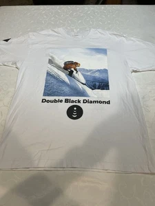 Camiseta Esquiador Doble Diamante Negra Plato Grande Inalámbrico 70% Tour “90” - Imagen 1 de 10