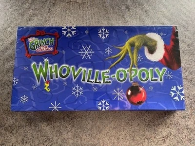 Whoville-poly Juego de Mesa Cómo el Grinch Robó el Monopolio de Navidad NUEVO Y PRECINTADO Foto 1 de 4
