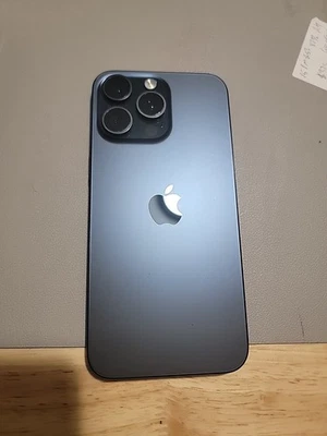 Apple iPhone 15 Pro Max 256GB Blue Titanium AT&T SIM-Locked VERY GOOD CONDITION - Image 1 of 4