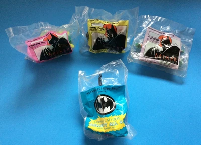 🦇 Lote de 3 Juguetes Happy Meal Batman McDonald's 1993 y Bonus CATWOMAN Gato Cupé 🦇 Foto 1 de 4