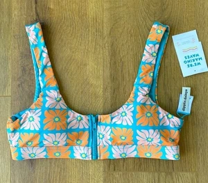Dippin’ Daisy’s Wellen-Top mit Reißverschluss Retro Surf Daisy Dukes S Neu mit Etikett NEU - Bild 1 von 3