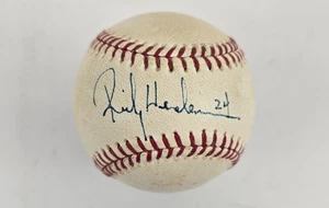 Rickey Henderson #24 Signed OMLB Selig Baseball Auto PSA Cert HOF - Picture 1 of 2