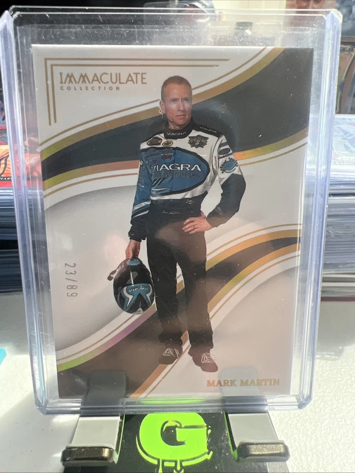 2023 Panini Chronicles - Immaculate Collection Mark Martin #1 Holo Gold /89 - Image 1 of 3