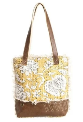 MYRA BAG S-10851  GOLDEN PRAIRE LEAF MINI TOTE NEW WITH TAGS - Image 1 of 4