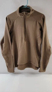 Beyond Clothing L2 Krios Pullover Uomo Medium Coyote 1/4 Zip Manica Lunga - Foto 1 di 14