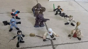 9 x Galactic/ Adventure Heroes Bundle STAR WARS & INDIANA JONES 3" Figure Joblot - Picture 1 of 8