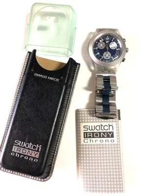 SWATCH DIAPHANE -  SVCK4001AG  THUNDERSTORM  - BRAND NEW ! - Image 1 of 4