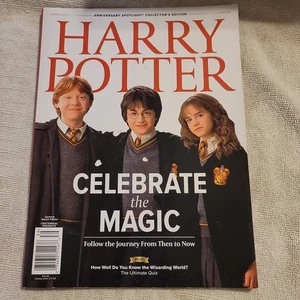 M137. Anniversary Spotlight Collector's Edition Harry Potter Magazine - Picture 1 of 2