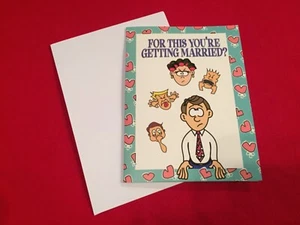 Tarjeta de felicitación traviesa para esta tu casada divertida de colección con clasificación X - Imagen 1 de 2