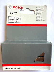 Bosch Zubehör Typ 57 Flachdrahtklammer - 1,25 x 8 x 10,6 mm -... 2609200230 - Bild 1 von 2