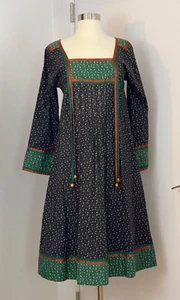 Vintage Rare Gunne Sax Prairie Midi Dress Size 11 or 13 Excellent Condition - Picture 1 of 15