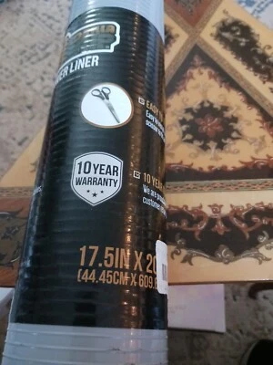 Forro de estante de cajón acanalado gris Gorilla Grip fuerte no adhesivo 17,5x20 Foto 1 de 4