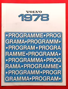 Volvo Range 1978 folleto de ventas - 66 345 244 245 264 265 DL GLE - Imagen 1 de 5