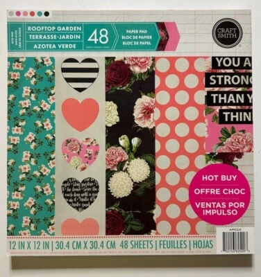 Craft Smith 12 x 12 Paper Pads-Multiple Variations Available-You Choose - Image 1 of 4