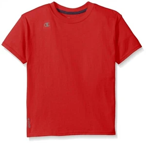 Champion T385 Boys Double Dry Cotton Vapor Tee T-Shirt Pick Size/Color - Picture 1 of 15