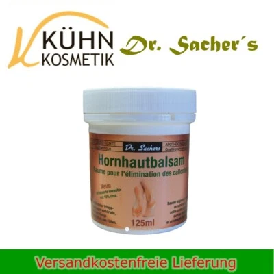 Dr. Sachers Hornhaut Balsam 125ml mit Urea Hornhaut Entferner Fußpflege