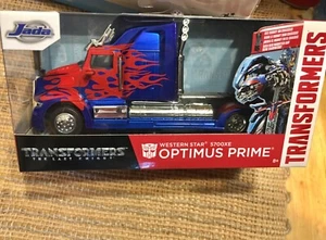 JADA METALS 1:32 TRANSFORMERS OPTIMUS PRIME WESTERN STAR 5700XE THE LAST KNIGHT - Picture 1 of 3