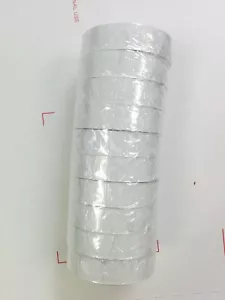 (100 piezas) *NUEVO* PVC BLANCO Cinta Eléctrica Plástico Vinilo UL 3/4" X 55 ft - Imagen 1 de 3