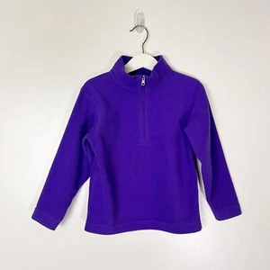 Obermeyer Kids 1/2 Zip Fleece Purple Pullover Top Mid Layer Sz 4/5 Outdoor Ski - Picture 1 of 6