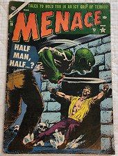 MARCH 1953 MENACE #10 GOLDEN AGE HORROR COMIC BOOK by ATLAS