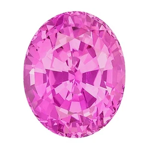 Pink Sapphire Oval Cut Gemstone 9x7mm Flawless Loose Gemstone 2.3 Cts - Picture 1 of 4