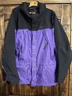 Rare Vtg Marmot Gore-Tex Lined Ski Parka Jacket Purple Black Men’s Size Large
