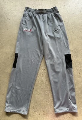 Nike Dri-Fit Seattle University Basketball Gray Drawstring Sweatpants Size LT - Image 1 of 4