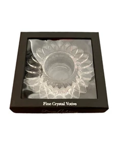 VINTAGE Studio Crystal by Studio Silversmiths Decor Lighting Crystal Votive - Picture 1 of 5