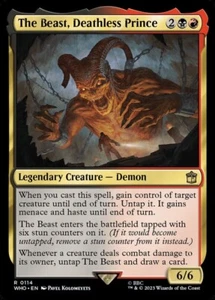 1x - The Beast, Deathless Prince - Universe Beyond: Doctor Who - NM MTG - Bild 1 von 1