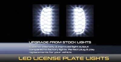 LED License Plate Lamp Assembly Replacement 2000-2006 Cadillac Escalade EXT - Image 1 of 2