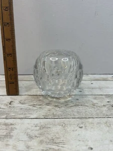 Nachtmann Glowball Glow Crystal Ball Votive Candle Holder Glass Modern Germany - Picture 1 of 5